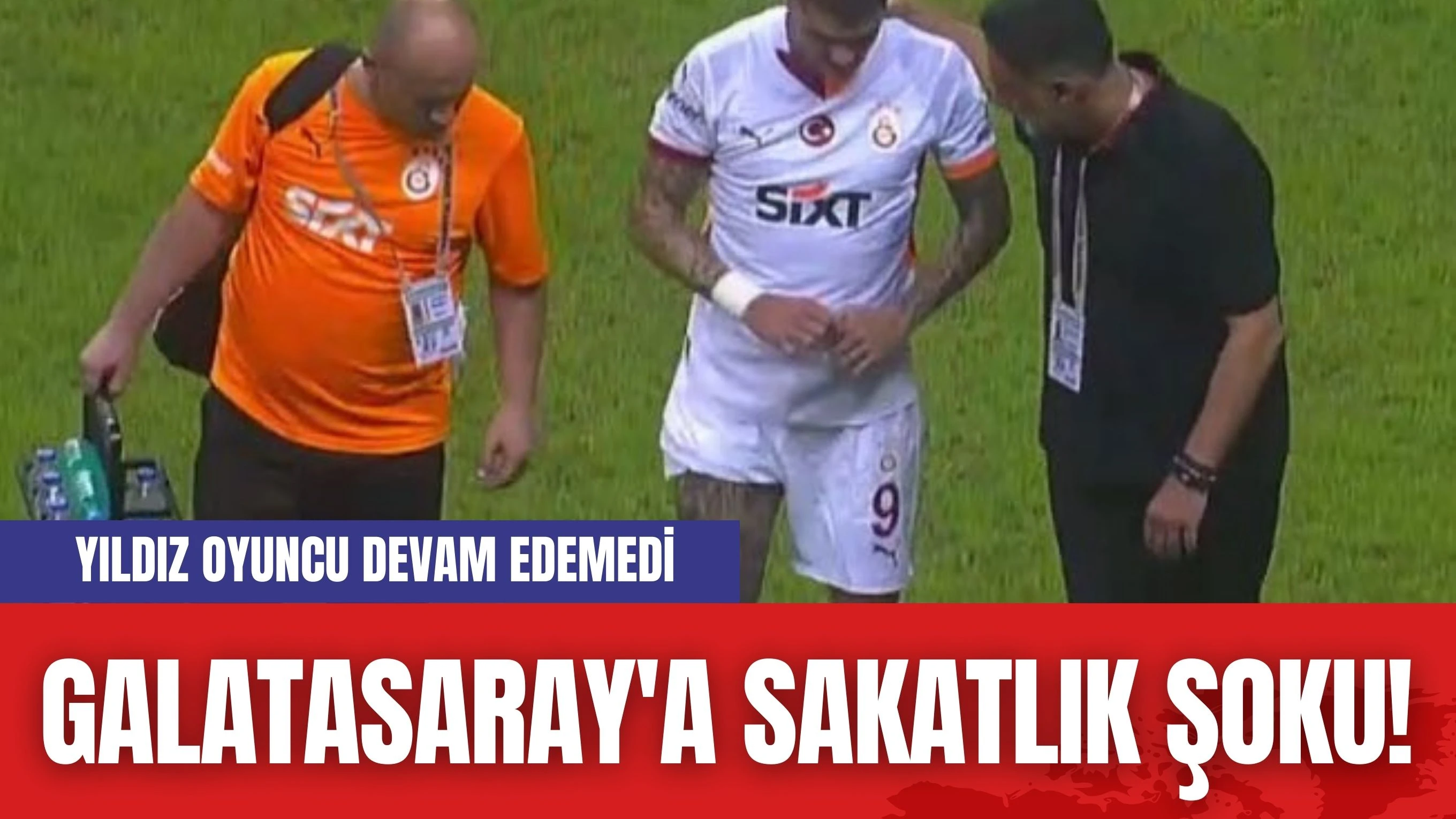 Galatasaray'a Sakatlık Şoku! Yıldız Oyuncu Devam Edemedi