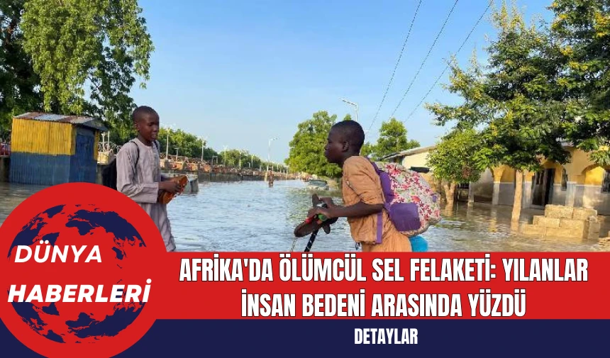 Afrika'da Ölümcül Sel Felaketi: Yılanlar İnsan Bedeni Arasında Yüzdü