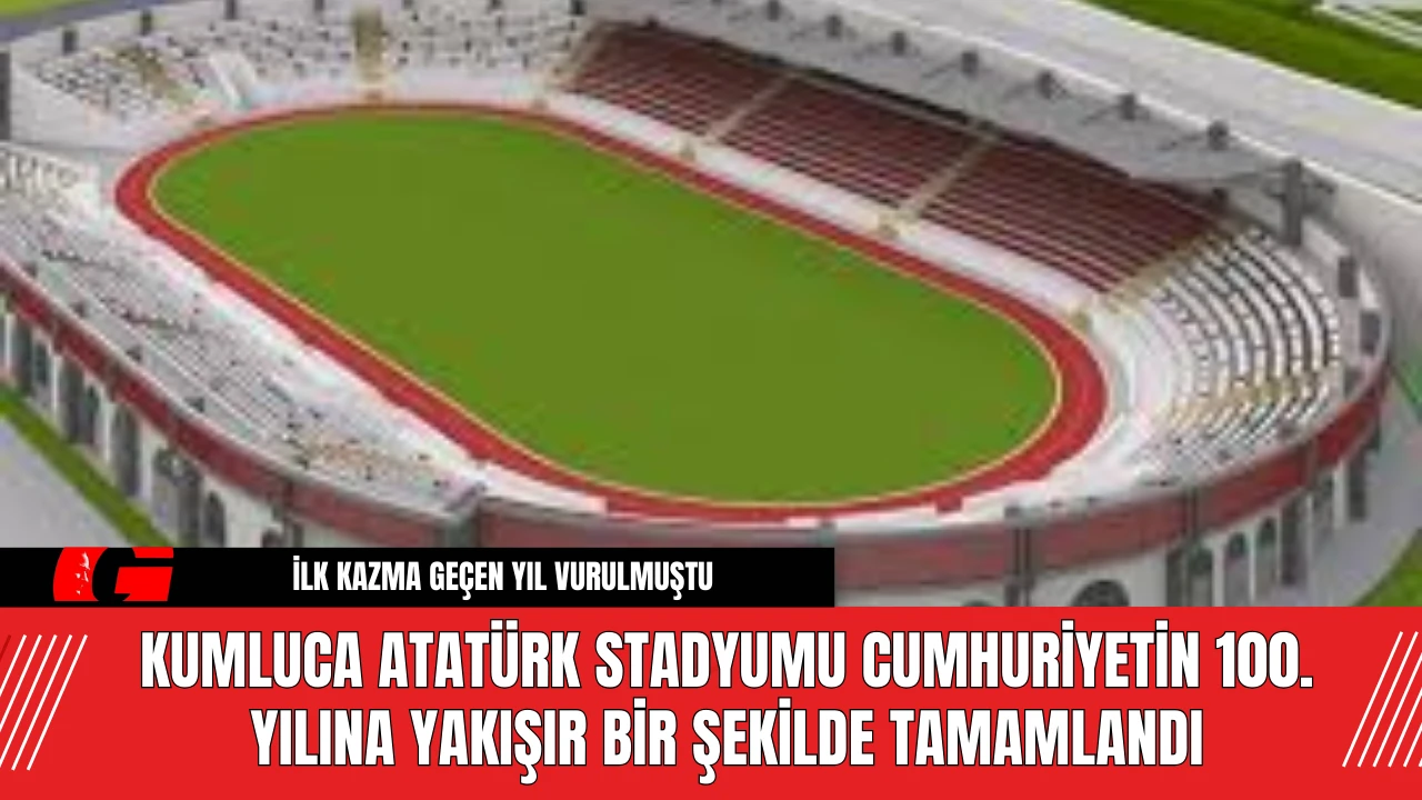 Kumluca Atatürk Stadyumu Tamamlandı! Hasret Bitti!