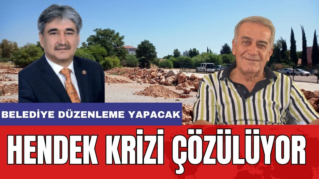 Soğuksu'da Hendek Krizi Çözülüyor! Belediye Alanda Düzenleme Çalışması Yapacak