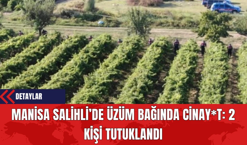 Manisa Salihli’de Üzüm Bağında Cinay*t: 2 Kişi Tutuklandı