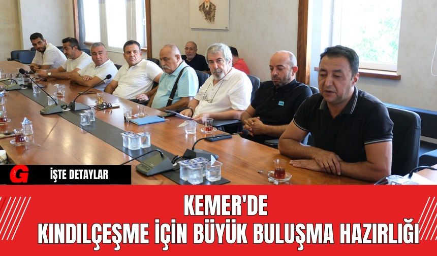 Kemer'de Kındılçeşme İçin Büyük Buluşma Hazırlığı