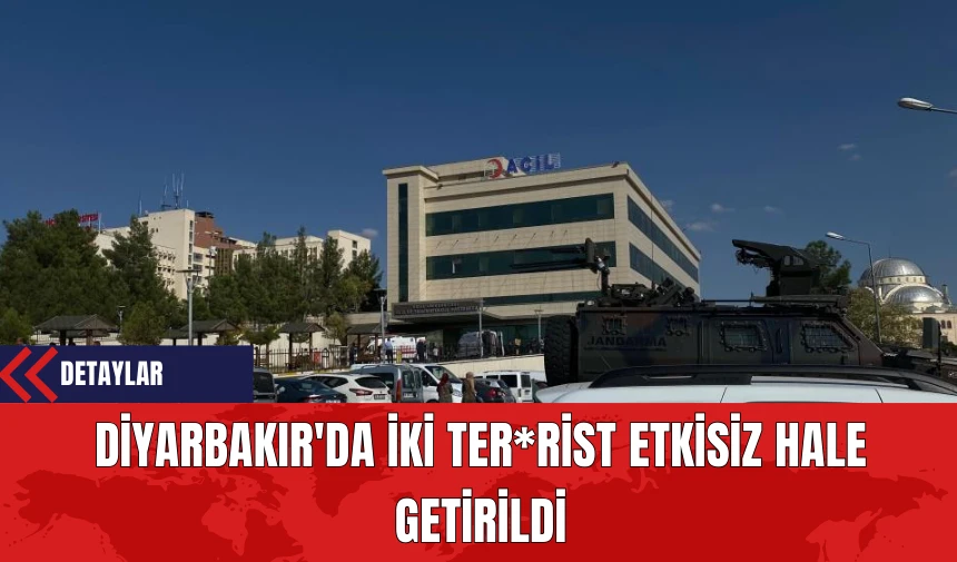 Diyarbakır'da Operasyon: İki Ter*rist Etkisiz Hale Getirildi