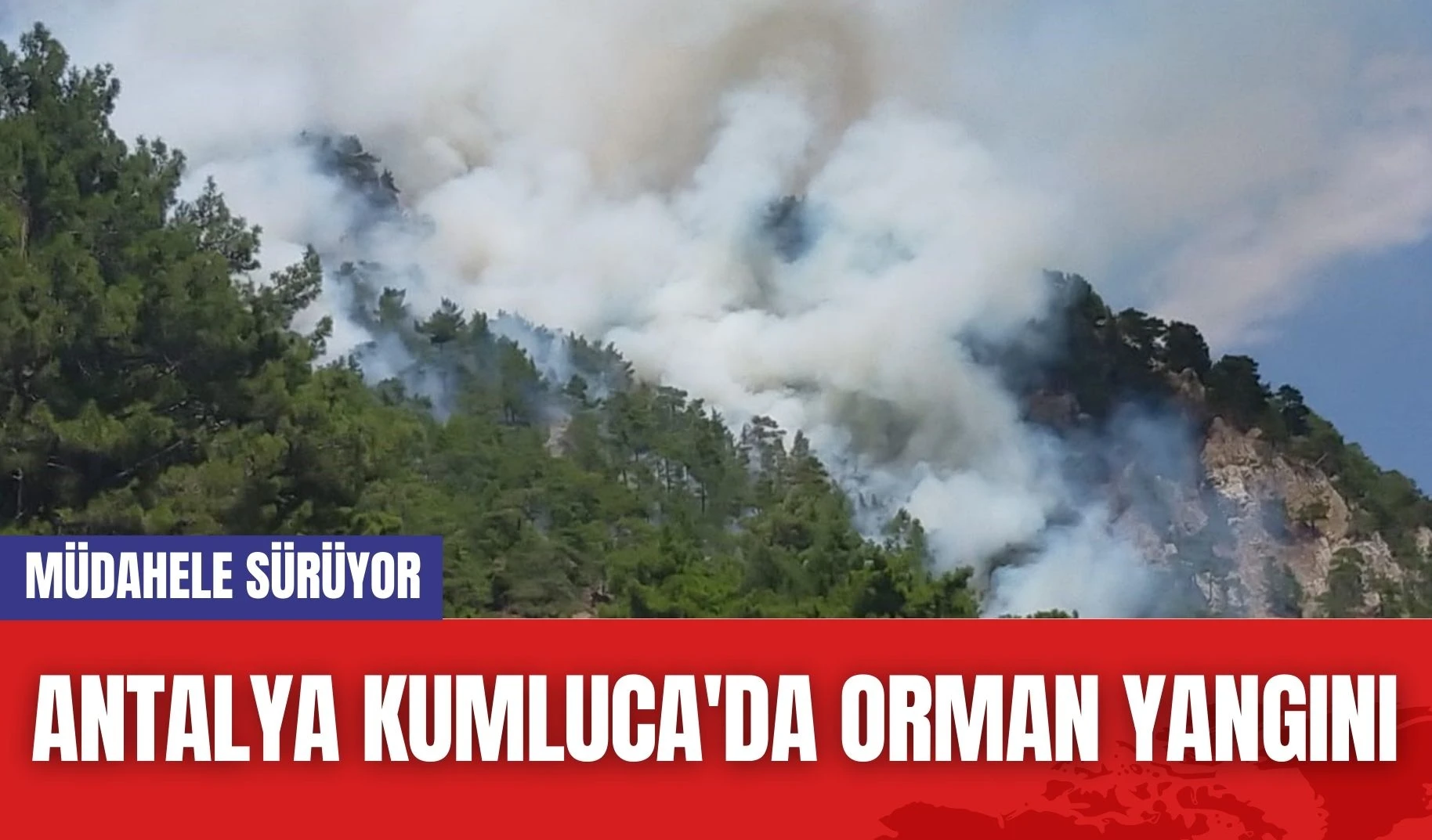 Antalya Kumluca'da Orman Yangını