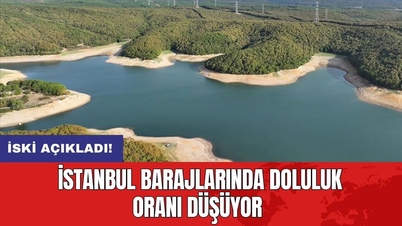 İSKİ açıkladı: İstanbul barajlarında doluluk oranı düşüyor