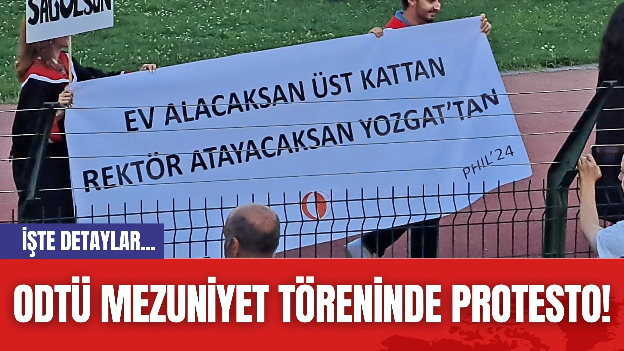 ODTÜ Mezuniyet Töreninde Protesto!